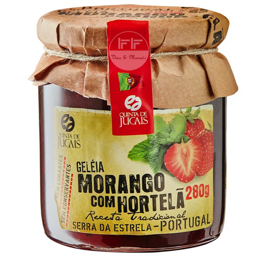 Geléia de Morango com Hortelã 280g - Com Adição de Açúcar