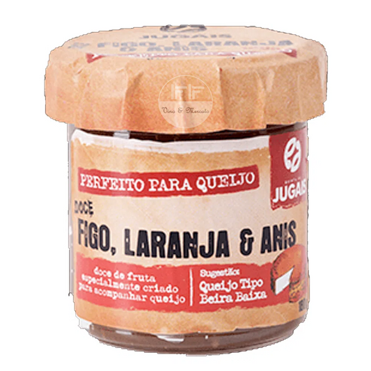 Geléia para Queijos de Figo, Laranja e Anis 180g Com Adição de Açúcar