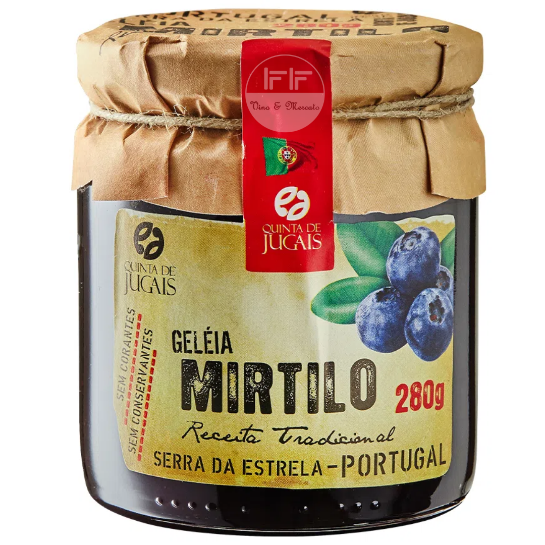 Geléia de Mirtilo 280g - Com Adição de Açúcar.