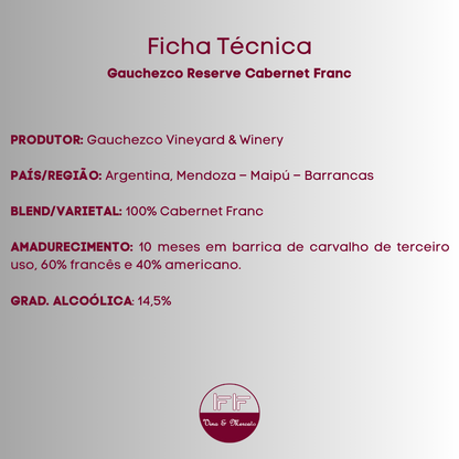 Gauchezco Reserve Cabernet Franc 2020