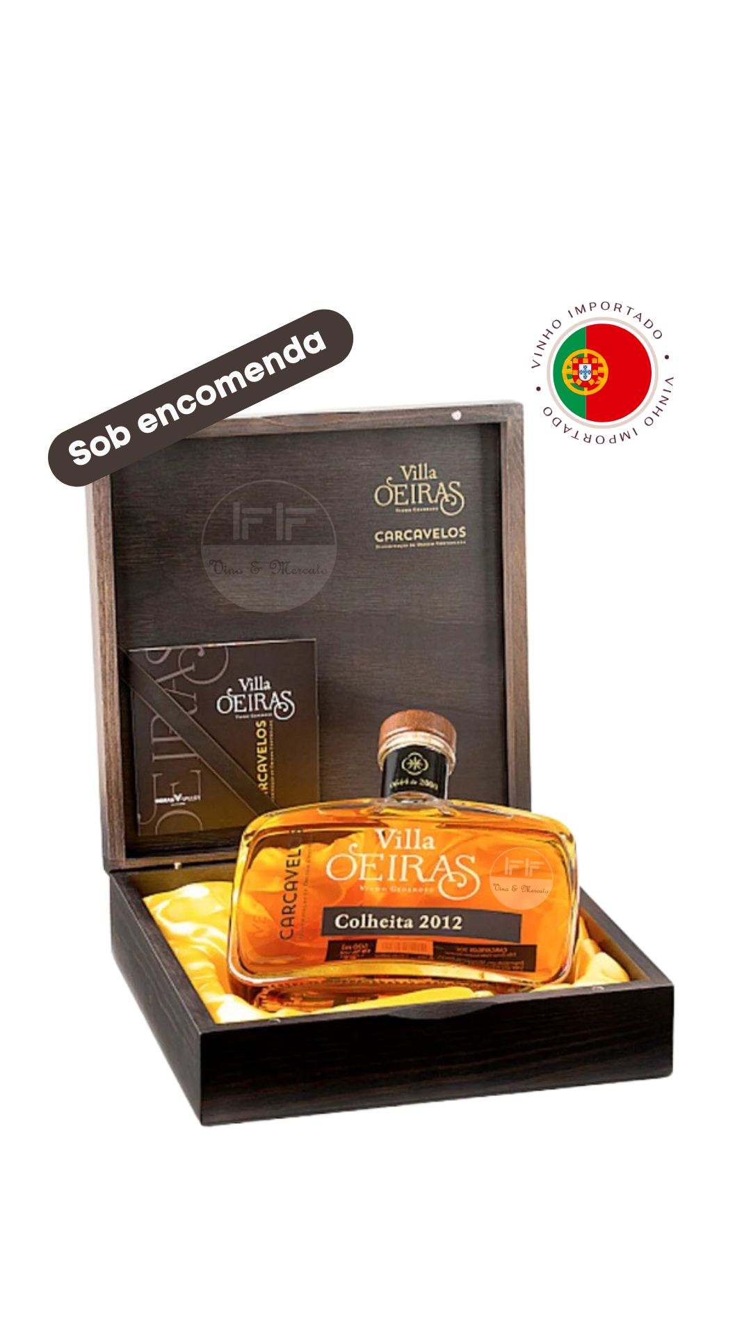 Carcavelos Colheita 500ml - Caixa Individual de Madeira